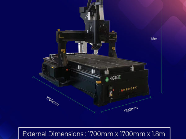 1212 ATC with Vacuum Bed and T Slot Working Table