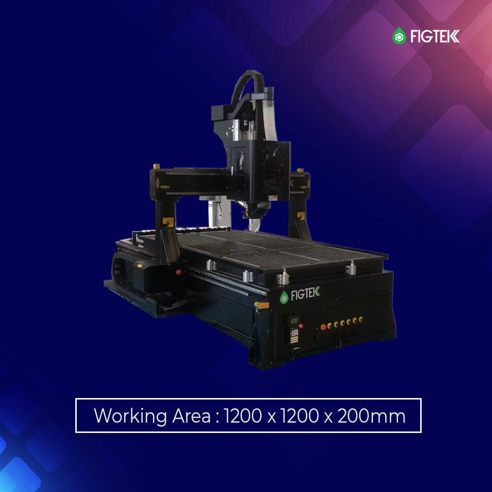 1212 ATC with Vacuum Bed and T Slot Working Table