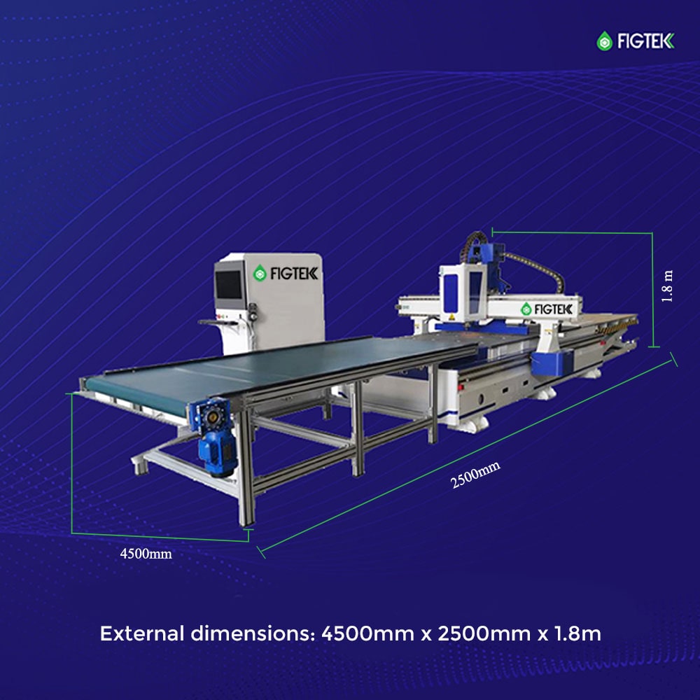 2040 ATC Router with T-Slot Vacuum Table