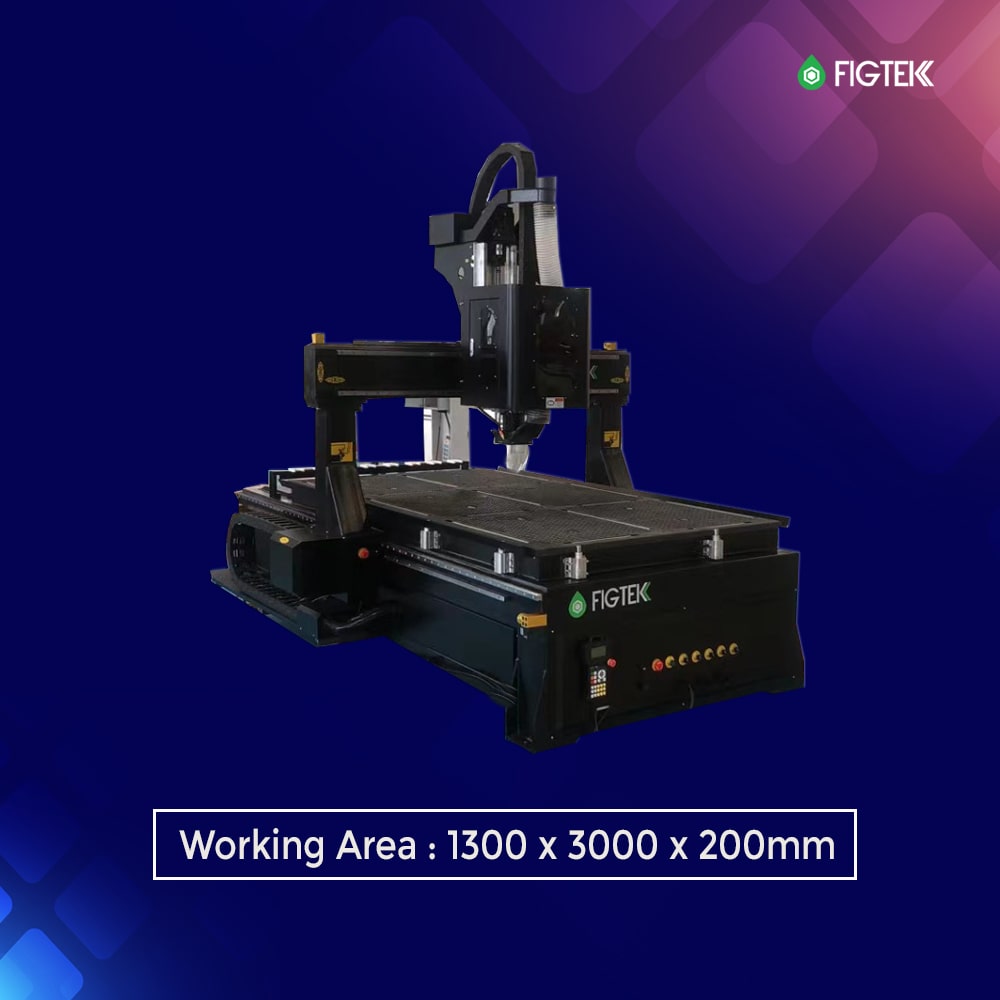 1330 ATC with Vacuum Bed and T-Slot Working Table
