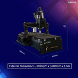 1330 ATC with Vacuum Bed and T-Slot Working Table