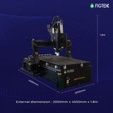 1540 ATC with Vacuum Bed and T-Slot Working Table