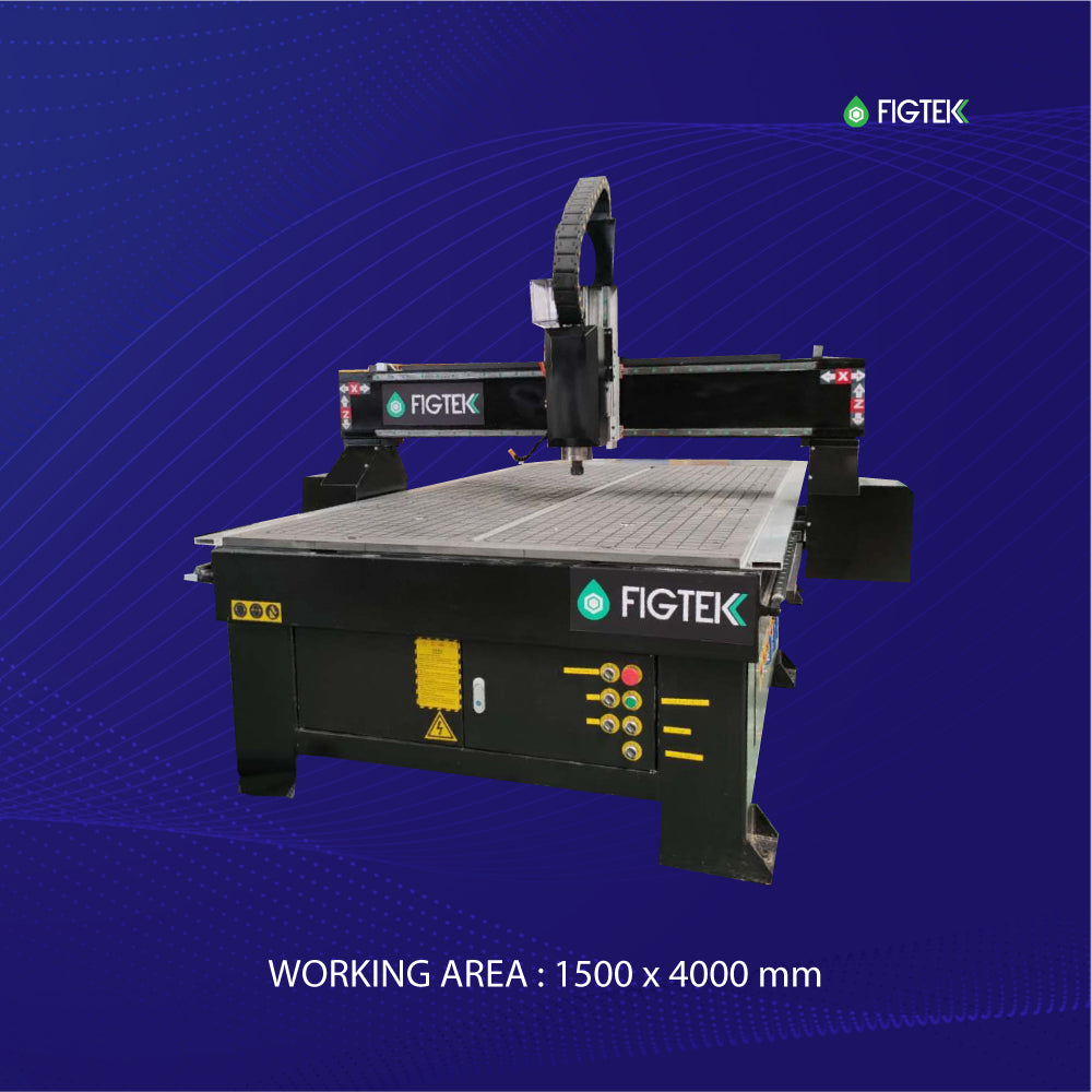Figtek CNC Router 1540 with Vacuum Table and Pump