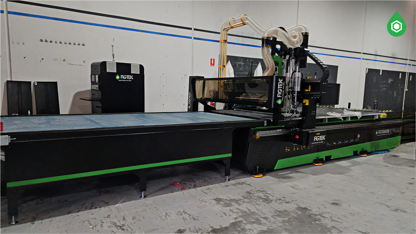 Figtek 1325 ATC Router with T-Slot Vacuum Table