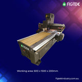 6015 Industrial Router with Vacuum Table and Pump
