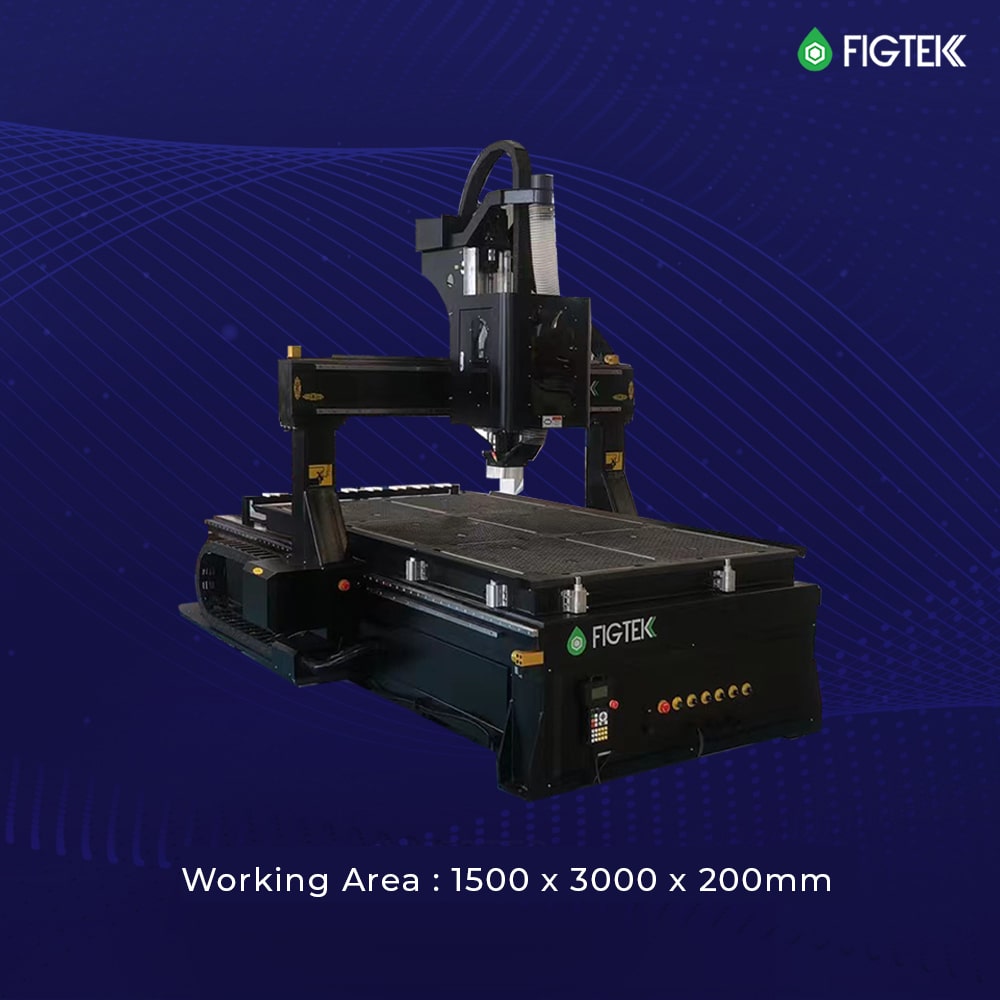 1530 ATC with Vacuum Bed and T-Slot Working Table