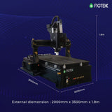 1530 ATC with Vacuum Bed and T-Slot Working Table