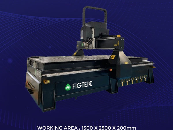 Figtek CNC Router 1325 with Vacuum Table and Pump