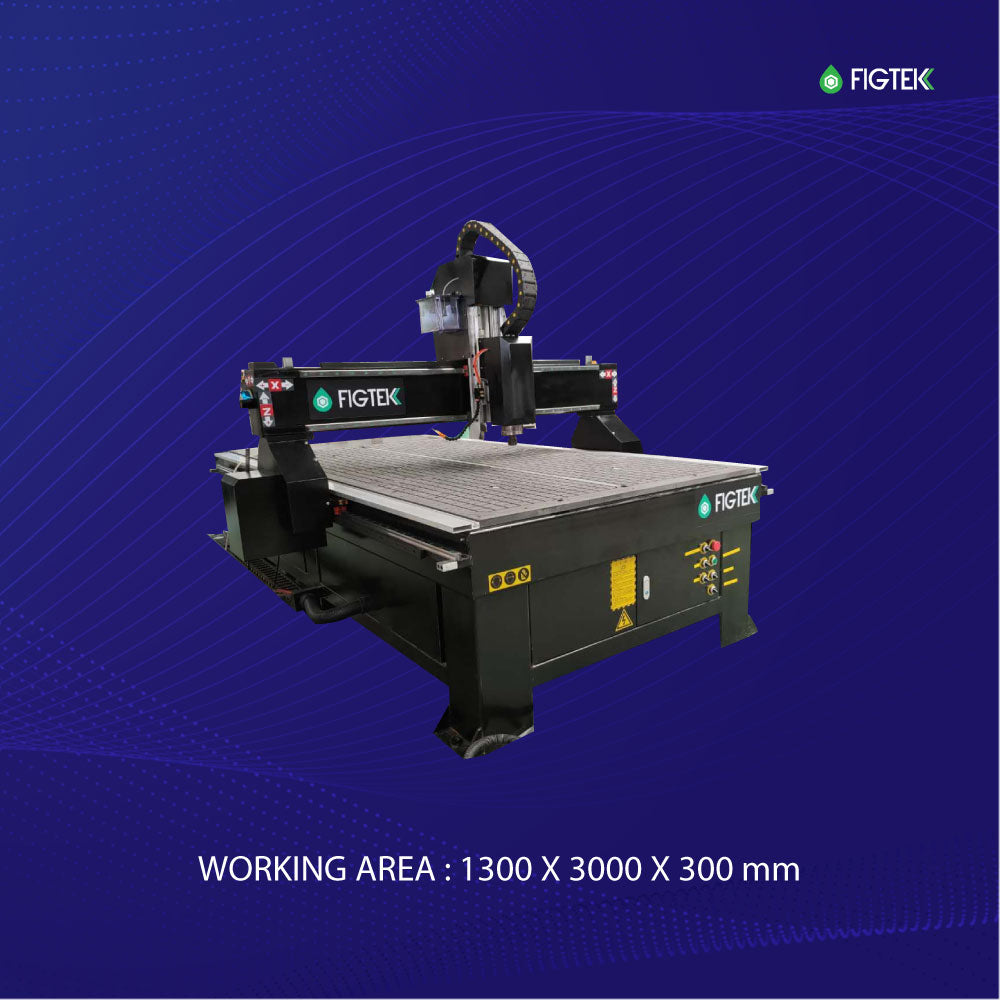 FIGTEK CNC Router 1330 with Vacuum Table and Pump