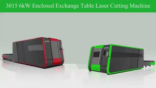 3015 Enclosed Fiber Laser with Exchange Table 6kW